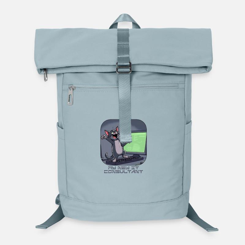 Chat informatique à l’ordinateur Sac à dos ordinateur