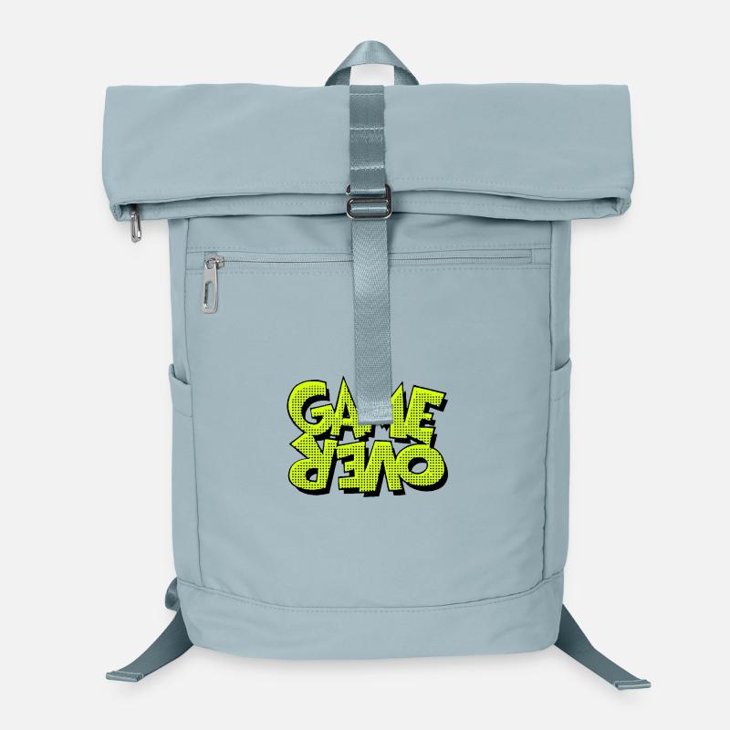 Game Over Retro-Pixel-Design Laptop-Rucksack 