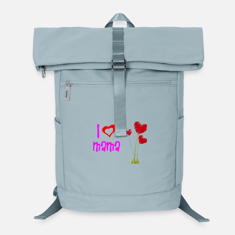 Liebevolles Muttertagsherz Blumendesign Laptop-Rucksack 