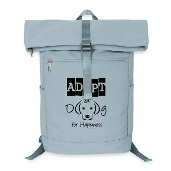 Adopt a Dog - Laptop Backpack - ice blue - Front