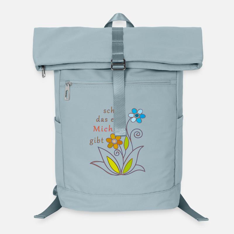 schön das es mich gibt, Blumen Laptop-Rucksack 