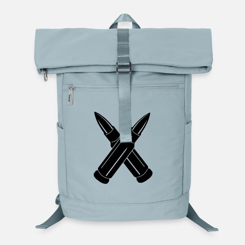 Two bullets crossed Laptop Backpack