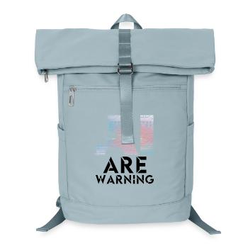 AI alert Caution artificial intelligence - Laptop Backpack - ice blue - Front
