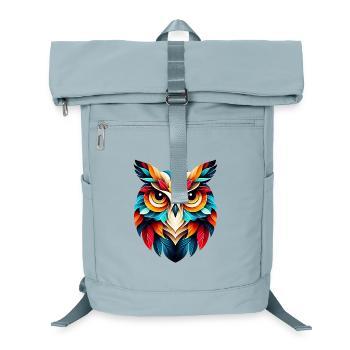 Eule - Laptop-Rucksack  - Eisblau - Vorne