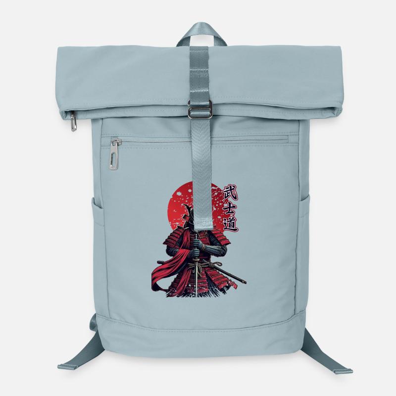 Samurai Krieger Bushido | Klassisches Rot | Begrenzt Laptop-Rucksack 
