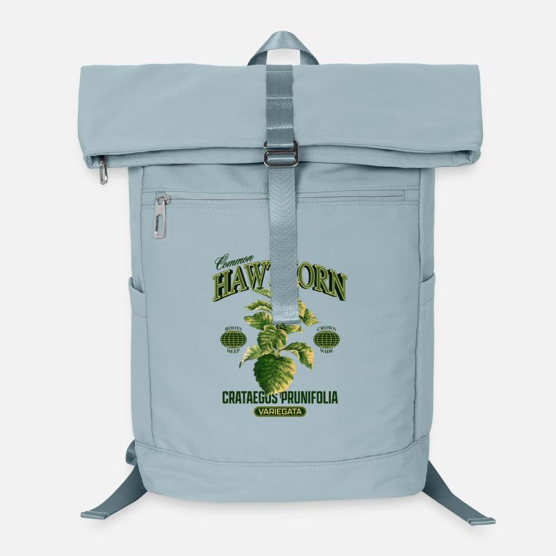 Common Hawthorn Botanical Art Laptop-Rucksack 