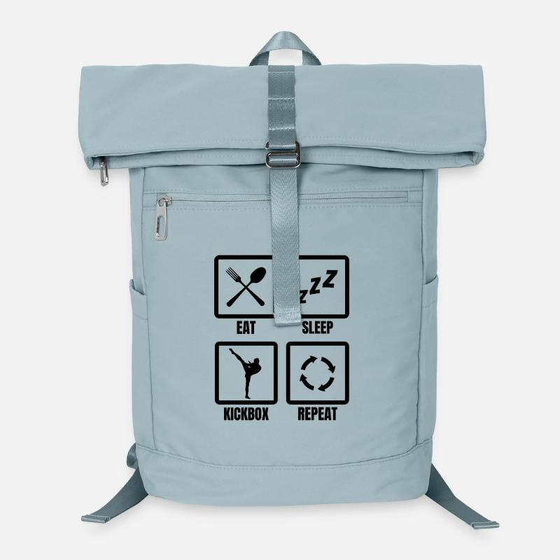 Tägliche Routine für Kickboxer Laptop-Rucksack 