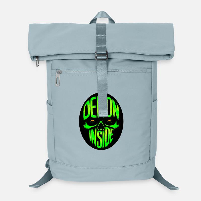 Demon inside - Laptop Backpack - ice blue