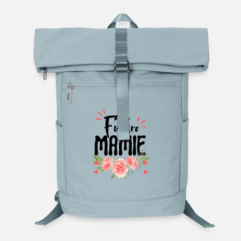 Future mamie – Annonce grossesse fleurie Sac à dos ordinateur