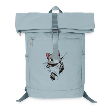 Kätzchen Kuschelkatze süße Katze - Laptop-Rucksack  - Eisblau - Vorne