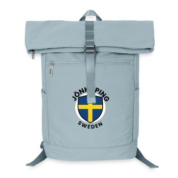 Jönköping-Schild Schweden - Laptop-Rucksack  - Eisblau - Vorne
