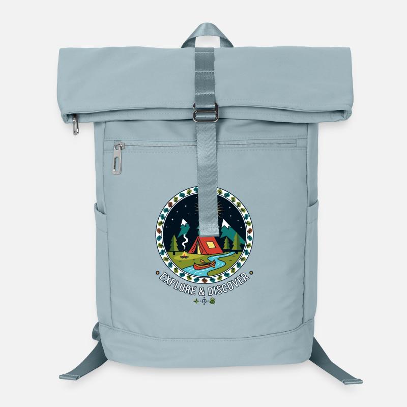 Adventure Camp by the River Camping Wilderness Adventure Laptop Backpack