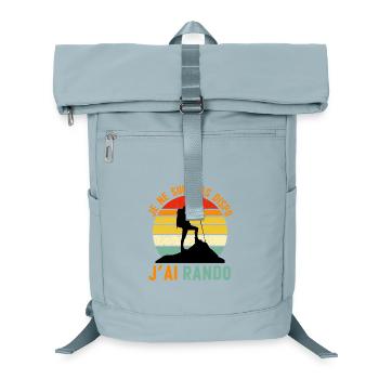 Spontane Einstellung: Nicht verfügbar, ich bin gewandert - Laptop-Rucksack  - Eisblau - Vorne