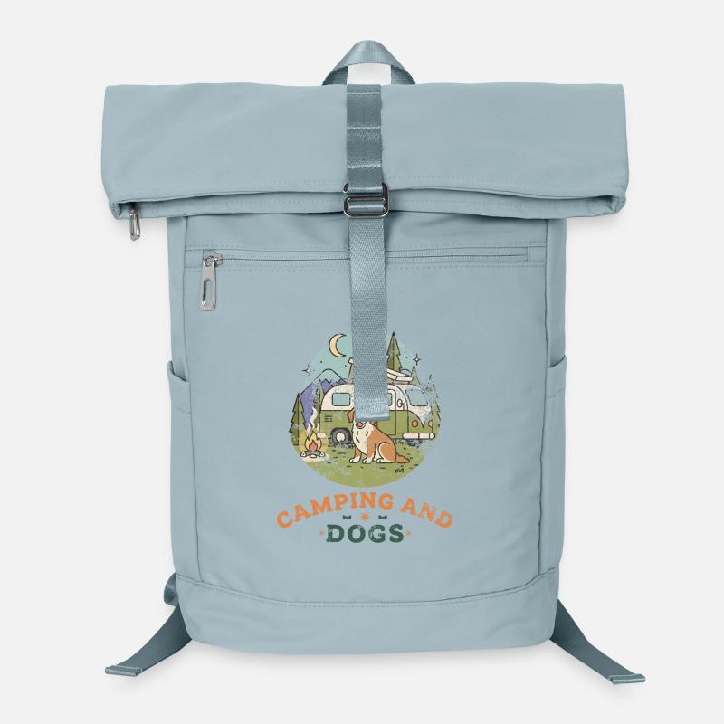 Camping And Dogs Laptop-Rucksack 