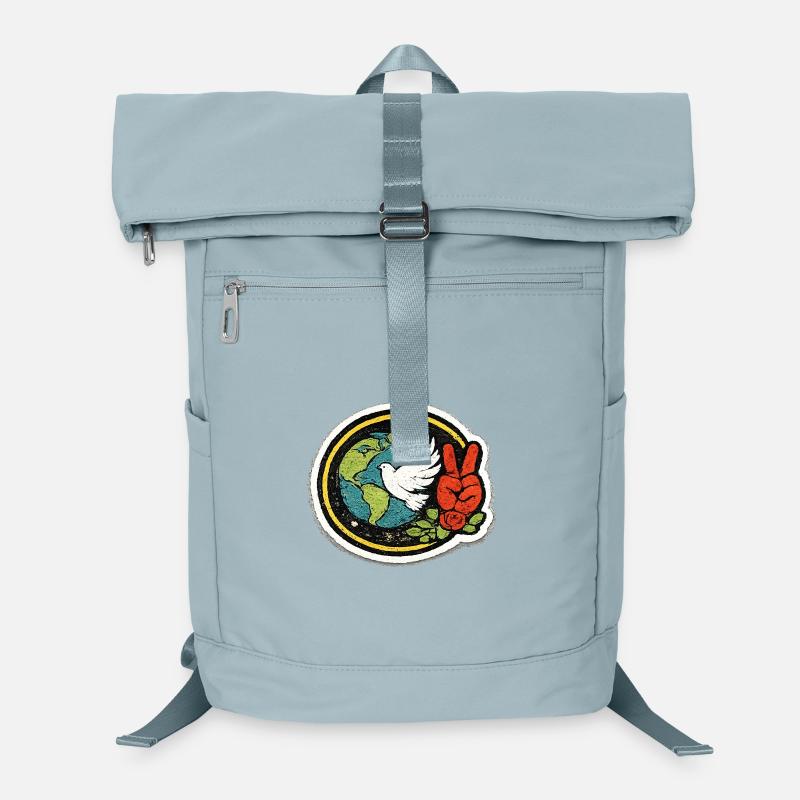 War No More – Sticker Peace & Humanity  Sac à dos ordinateur