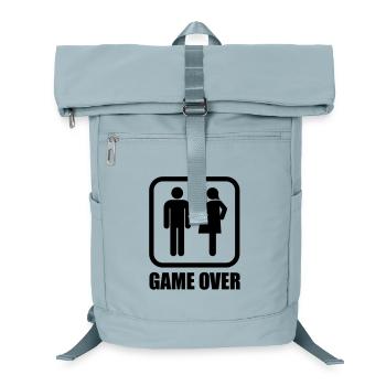 Game over - schwanger - Laptop-Rucksack  - Eisblau - Vorne