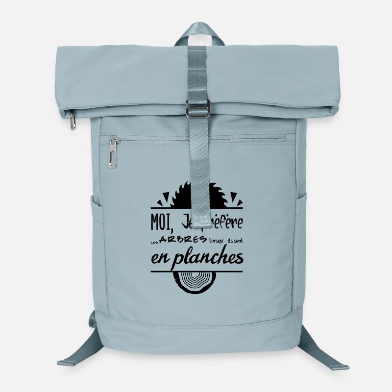 Les arbres c'est mieux en planches ! Sac à dos ordinateur