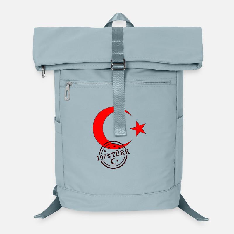 Drapeau turc 100% Türk Sac à dos ordinateur