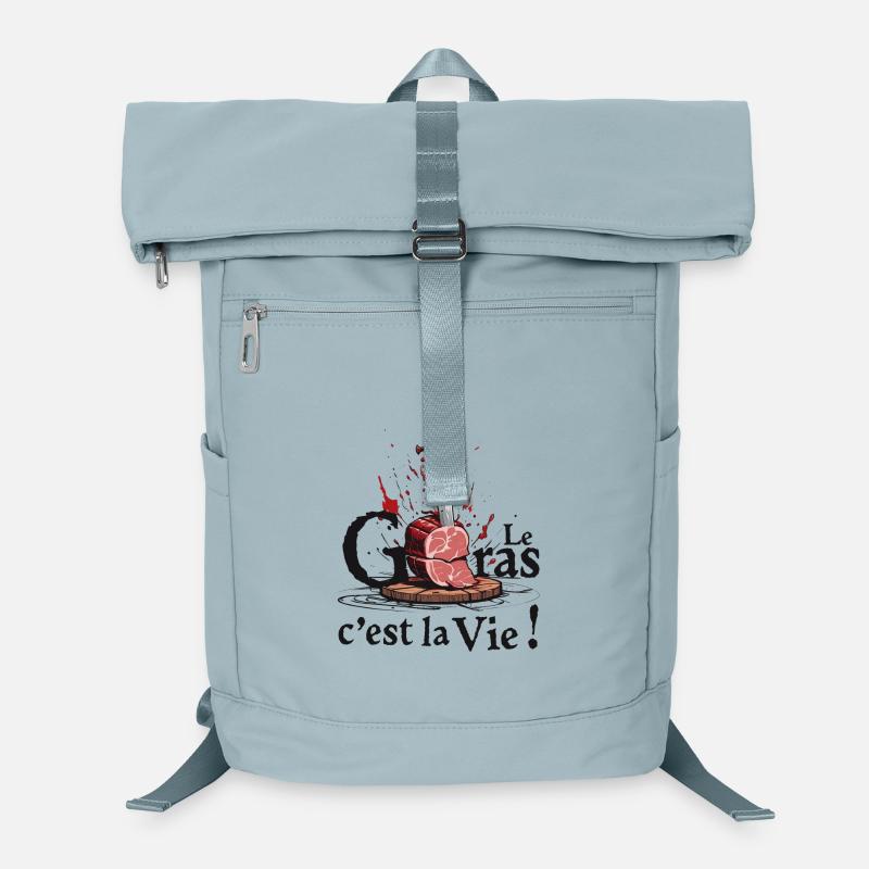 Le gras cest la vie ! légende de Camelot Sac à dos ordinateur