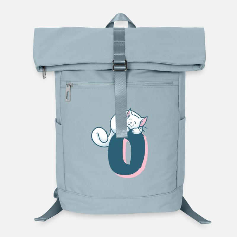 Lettre O Cat Sac à dos ordinateur