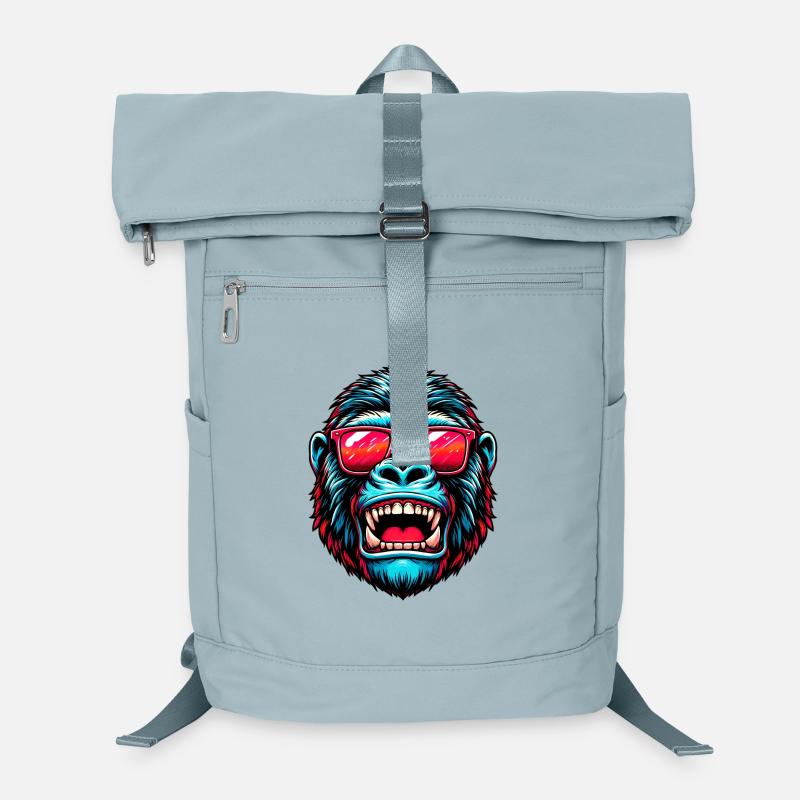 Gorilles avec lunettes de soleil Sac à dos ordinateur