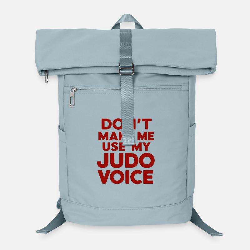 Ne me forcez pas à utiliser ma voix de judo Sac à dos ordinateur