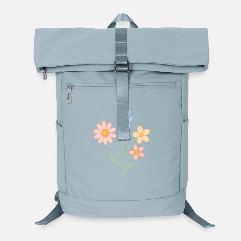 Pastel Bouquet – Spring-like Design Laptop Backpack