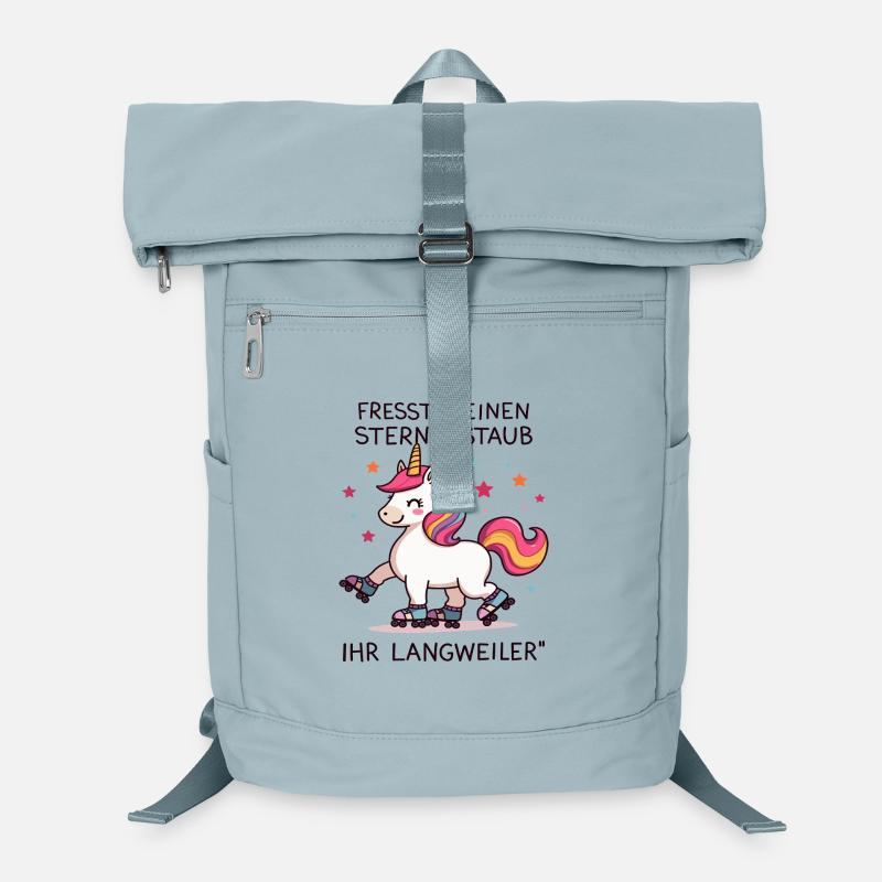 Rollschuh Einhorn Laptop-Rucksack 
