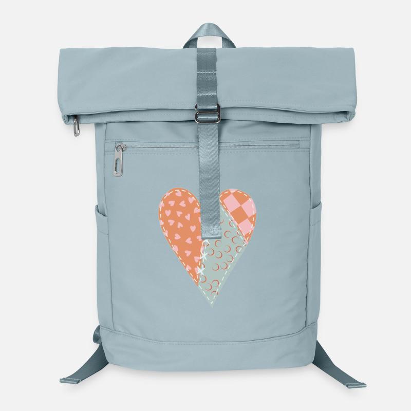 Coeur Patchwork No8 Sac à dos ordinateur