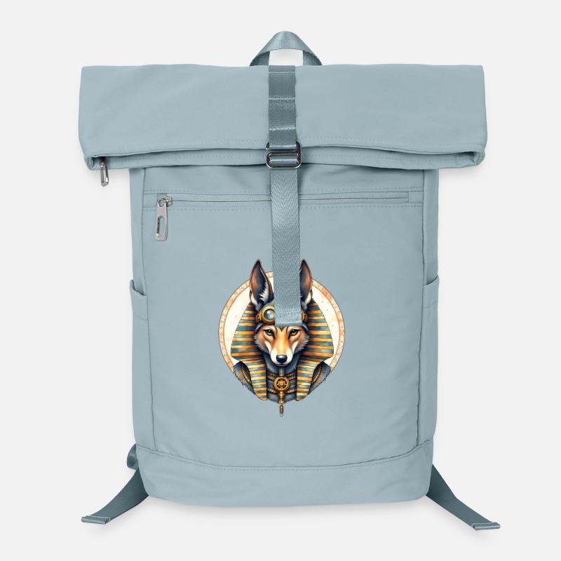 Ägyptischer Husky Steampunk Stil Laptop-Rucksack 