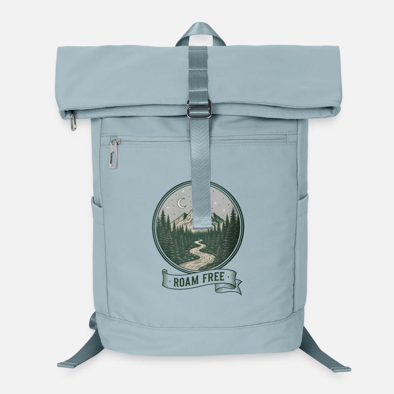 Forêt au clair de lune en liberté Sac à dos ordinateur