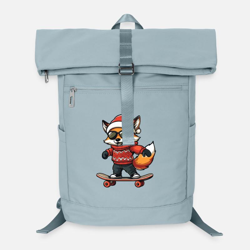 Fox Christmas Funny Laptop Backpack
