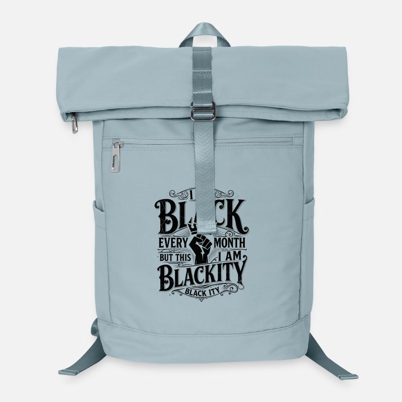 Blackity Black Ity célébrant l’héritage noir Sac à dos ordinateur