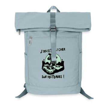 I'LL GO SCRATCH ON YOUR GRAVES! - Laptop Backpack - ice blue - Front