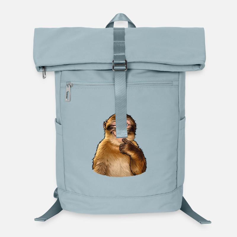 Lustiger augenzwinkernder Affe Laptop-Rucksack 