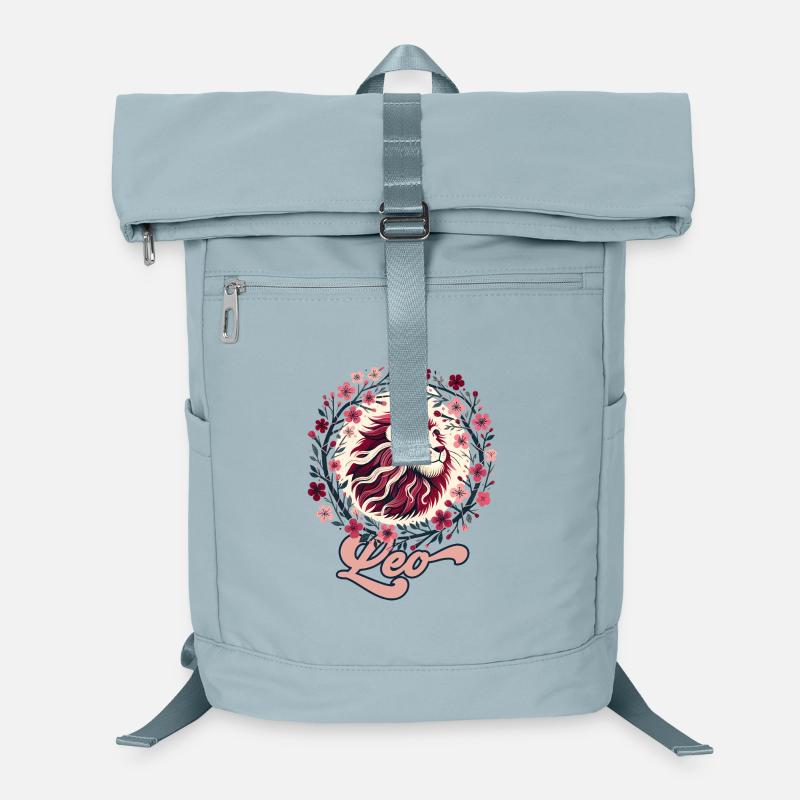 Floral Leo Circle Laptop-Rucksack 