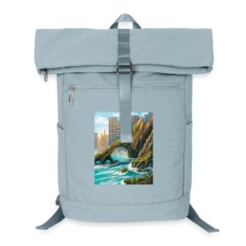 Rocky Arch und Stadtküste - Laptop-Rucksack  - Eisblau - Vorne
