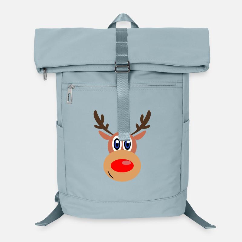 Rudolph Noël de Noël visage Sac à dos ordinateur