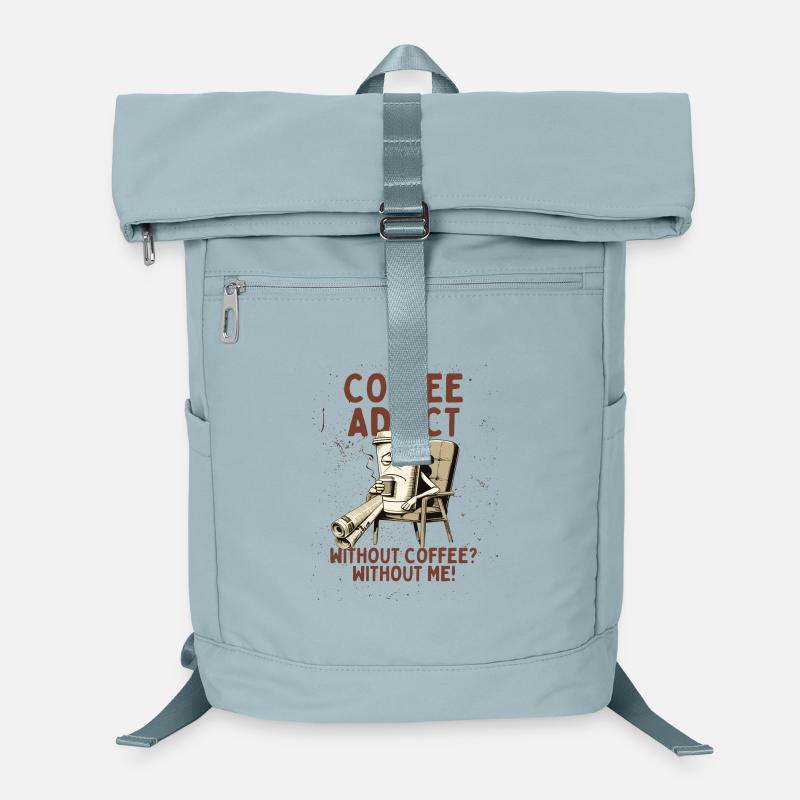 Coffee Addict – Without Coffee Without Me Laptop Backpack