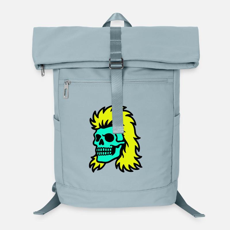 Vokuhila Skull Laptop-Rucksack 