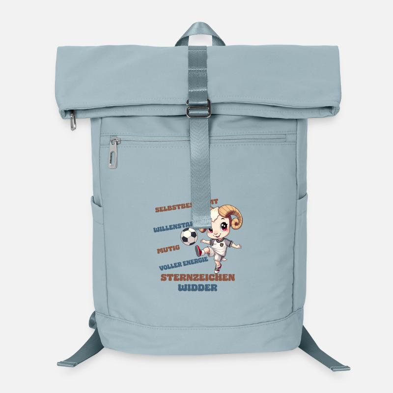 Fußball Sternzeichen Widder Eigenschaften Aries Laptop-Rucksack 