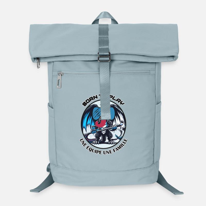 Born to Play Eishockey Monster Laptop-Rucksack 