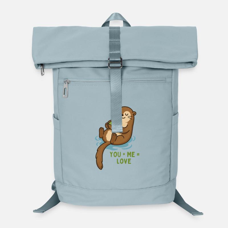 Otter Cuddle Tea Love Matcha Breakfast Laptop Backpack