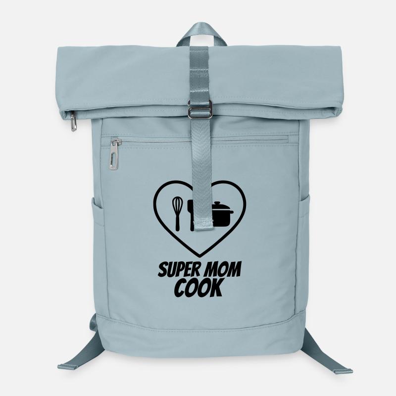 Super Mama Köchin – Herz & Küche  Laptop-Rucksack 
