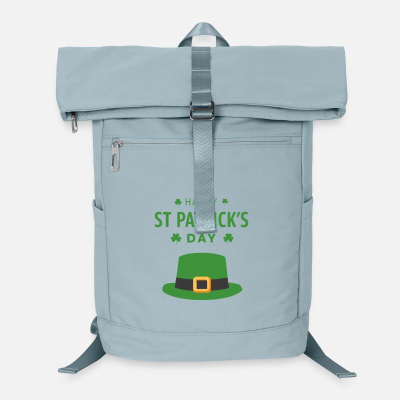 Grüner St. Patrick's Day Hut Laptop-Rucksack 