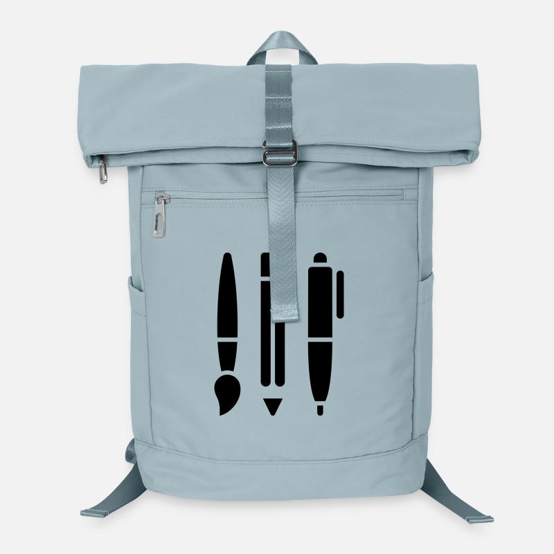 Brush, Pencil and Pen - Art Symbol Laptop Backpack