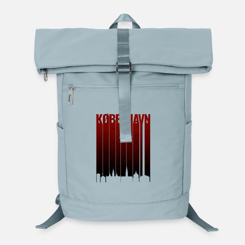 Faute de frappe du gradient rouge de Copenhague Sac à dos ordinateur