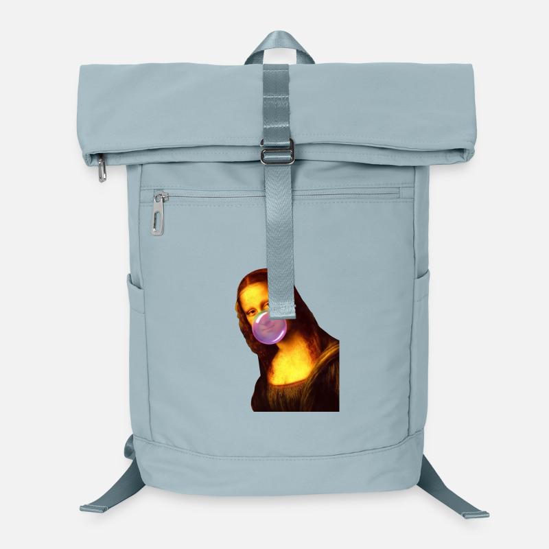 Mona Lisa Gomme à mâcher Bulle Sac à dos ordinateur