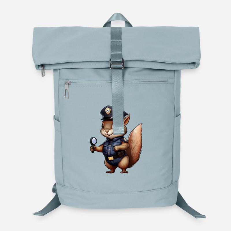 Squirrel Policewoman Laptop Backpack
