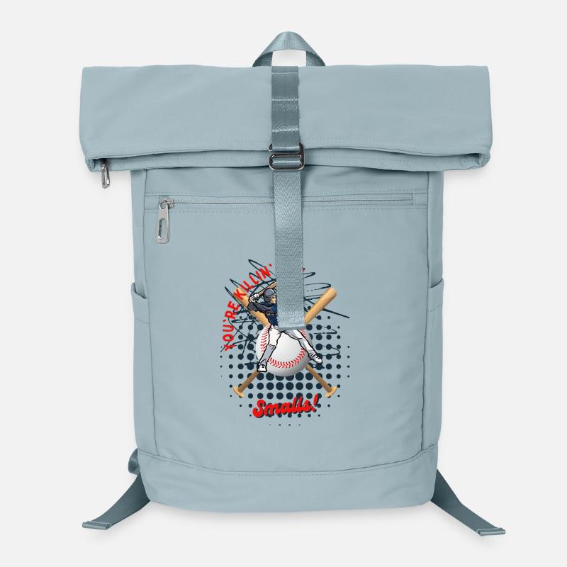 Baseball-Teig mit verspieltem Text Laptop-Rucksack 